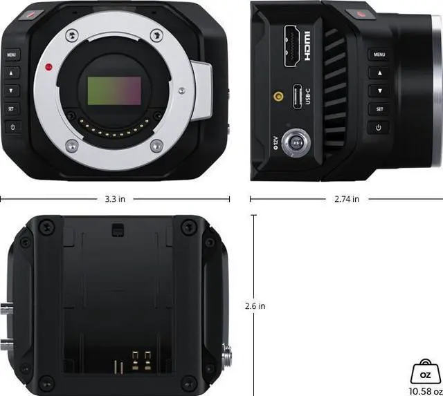 Alt view image 5 of 13 - Blackmagic Design Micro Studio Camera 4K G2