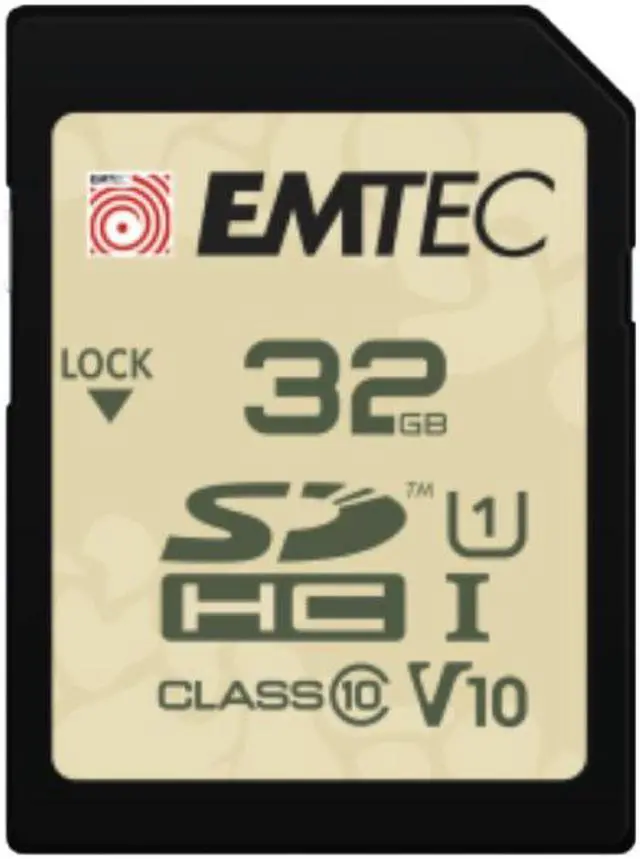 Main image of Emtec SD 32GB UHS-I U1 V10 Rugged Outdoor Series Designed for Use with Trail and Hunting Cameras