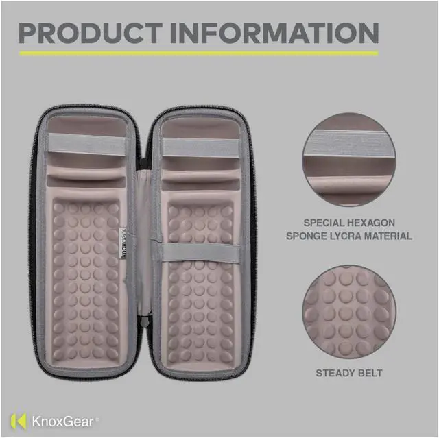 Alt view image 3 of 7 - Knox Gear Hard Case for Ultimate Ears BOOM 3 Portable Bluetooth Speaker