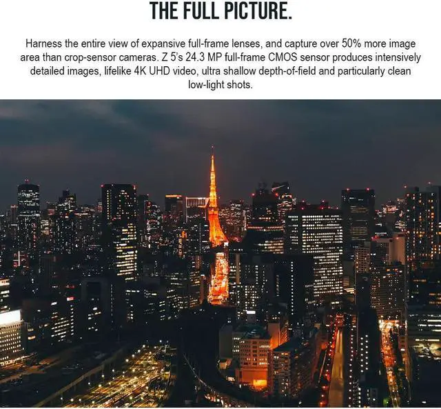 Alt view image 4 of 7 - Nikon Z 5 FX-format Mirrorless Camera Body with Nikon NIKKOR Z 24-70mm f/4 S Lens bundle