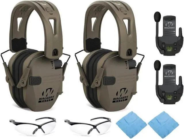 Main image of Walkers Razor Tacti-Grip with FDE Rubber Headband (Earth) Bundle (2-Pack)