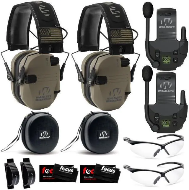 Main image of Walker's Razor Slim Electronic Shooting Hearing Protection ULTIMATE RANGE, 2 PK