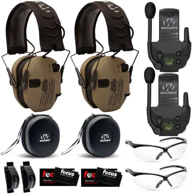 Main image of Walker's Razor Slim Electronic Shooting Hearing Protection ULTIMATE RANGE, 2 PK