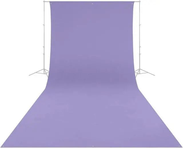 Alt view image 2 of 7 - Westcott Wrinkle-Resistant Washable Backdrop (Periwinkle Purple, 9 x 20 Feet)