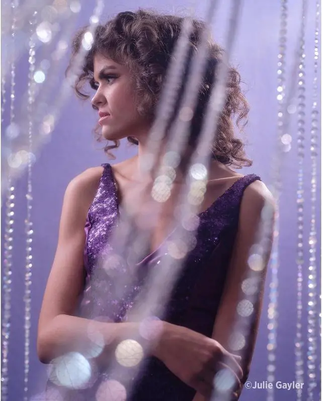 Alt view image 7 of 7 - Westcott Wrinkle-Resistant Washable Backdrop (Periwinkle Purple, 9 x 20 Feet)