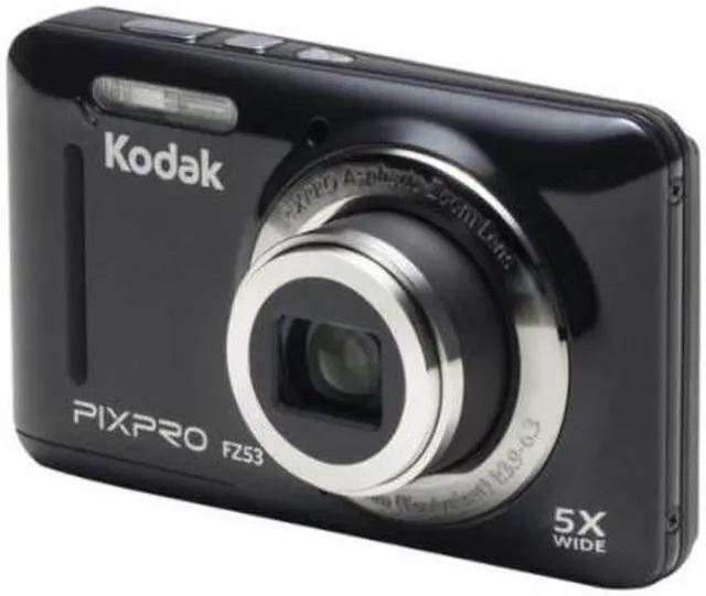 Alt view image 4 of 7 - Kodak PIXPRO Friendly Zoom FZ53 Digital Camera (Black) and Portable Camera Case