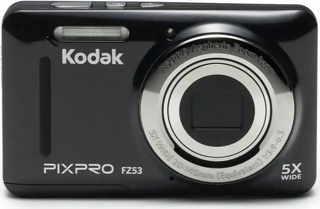 Alt view image 2 of 7 - Kodak PIXPRO Friendly Zoom FZ53 Digital Camera (Black) and Portable Camera Case