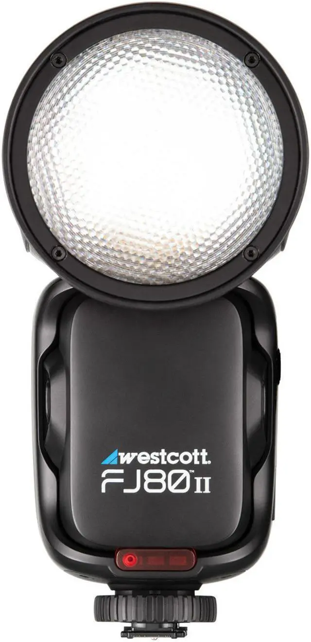 Alt view image 4 of 7 - Westcott FJ80 II S Touchscreen 80Ws Speedlight with ProGrip 2 Handheld Mount