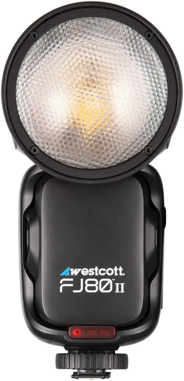 Alt view image 5 of 7 - Westcott FJ80 II S Touchscreen 80Ws Speedlight with ProGrip 2 Handheld Mount