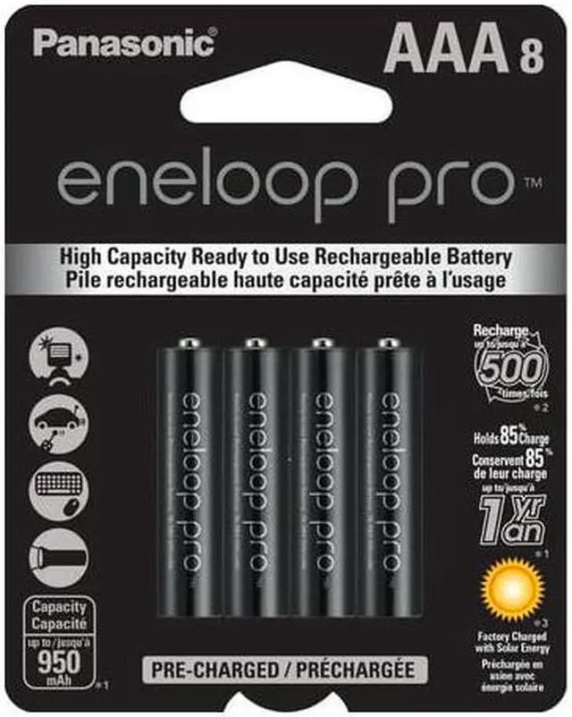 Main image of Panasonic Eneloop Pro AAA 8 Pack