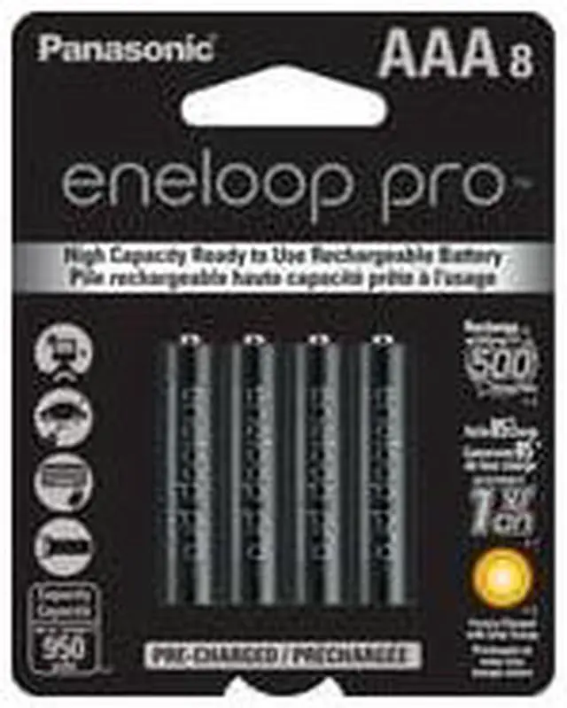 Alt view image 3 of 7 - Panasonic Eneloop Pro AAA 8 Pack