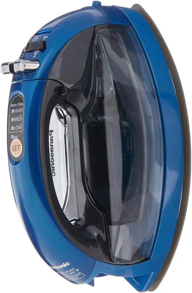 Alt view image 2 of 4 - Panasonic Cordless 360-Degree Freestyle Steam/Dry Iron (Blue)