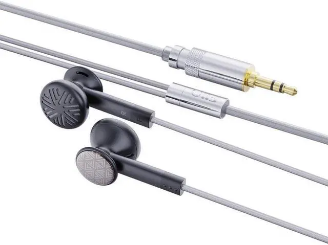 Alt view image 2 of 7 - FiiO Drum-style dual cavity single dynamic driver earbud headphones, Black