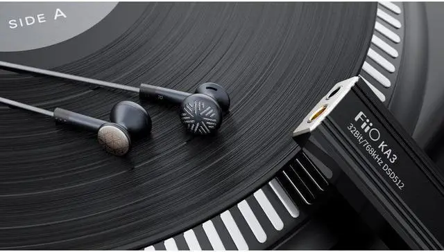 Alt view image 5 of 7 - FiiO Drum-style dual cavity single dynamic driver earbud headphones, Black