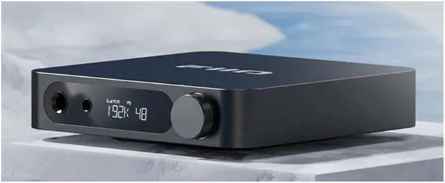 Alt view image 6 of 6 - FiiO Slim desktop USB DAC and headphone amplifier, Black