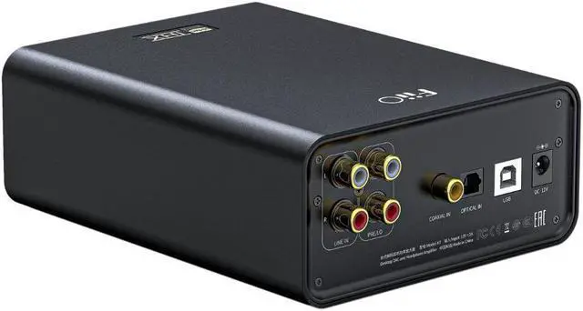 Alt view image 4 of 8 - FiiO K7 Full Balanced HiFi DAC Headphone Amplifier AK4493S*2, XMOS XU208 PCM384kHz DSD256,USB/Optical/Coaxial/RCA Inputs, 6.35mm/4.4mm Output