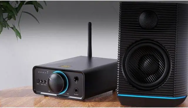 Alt view image 6 of 8 - FiiO K7 Full Balanced HiFi DAC Headphone Amplifier AK4493S*2, XMOS XU208 PCM384kHz DSD256,USB/Optical/Coaxial/RCA Inputs, 6.35mm/4.4mm Output