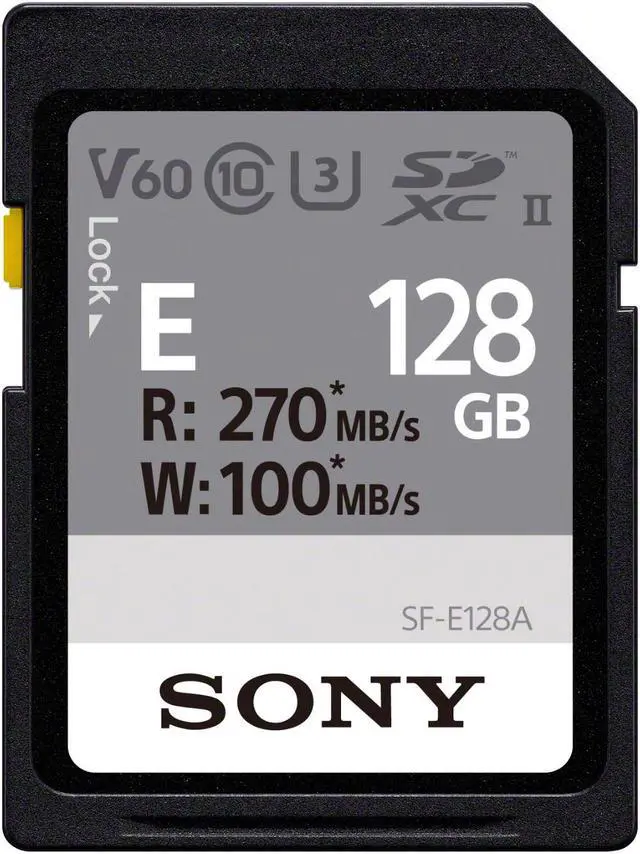 Main image of Sony 128 GB E Series UHS-II SDXC Memory Card