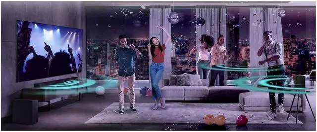 Alt view image 7 of 7 - SAMSUNG Q990D 11.1.4ch Soundbar w/Wireless Dolby Atmos Audio, Rear Speaker Included, Q-Symphony, SpaceFit Sound Pro, Adaptive Sound, Game Mode Pro with Alexa Built-in