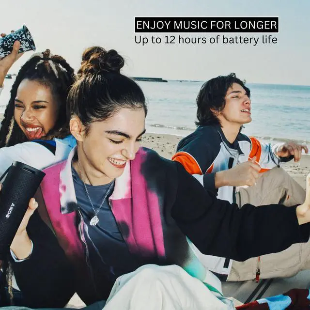 Alt view image 7 of 7 - Sony ULT FIELD series Speaker - SRSULT10/B (Black) with Hardshell Travel & Protective Case bundle