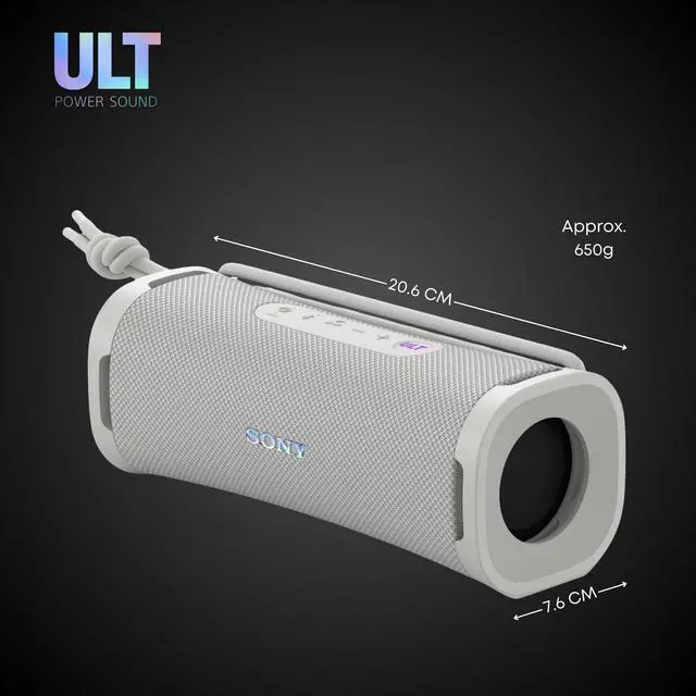 Alt view image 4 of 7 - Sony ULT FIELD series Speaker - SRSULT10/B (White) with Hardshell Travel & Protective Case bundle