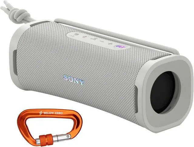 Main image of Sony ULT FIELD series Speaker - SRSULT10/B (White) with Heavy Duty Carabiner bundle