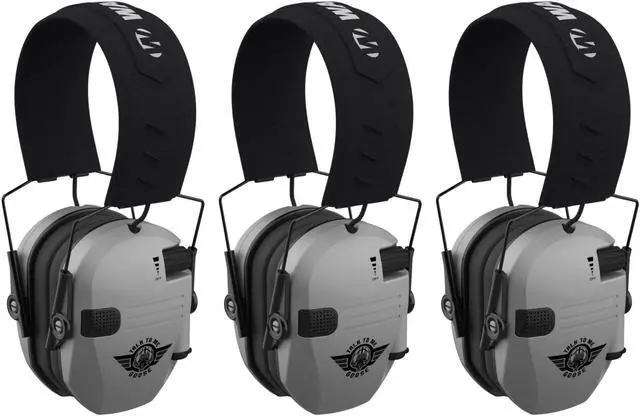 Main image of Walkers Razor Electric Slim (Talk to Me Goose Grey) Earmuffs 3-Pack