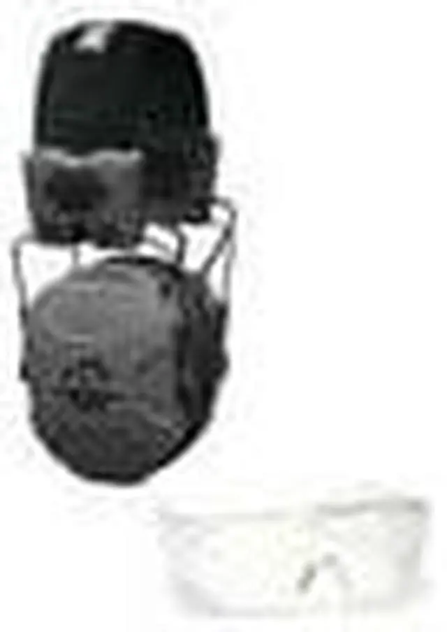 Alt view image 3 of 7 - Walker's XCEL 500BT Digital Electronic Muff and Sport Shooting Glasses Bundle