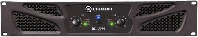 Alt view image 12 of 17 - Crown XLI800 Stereo 600-Watt Power Amplifier