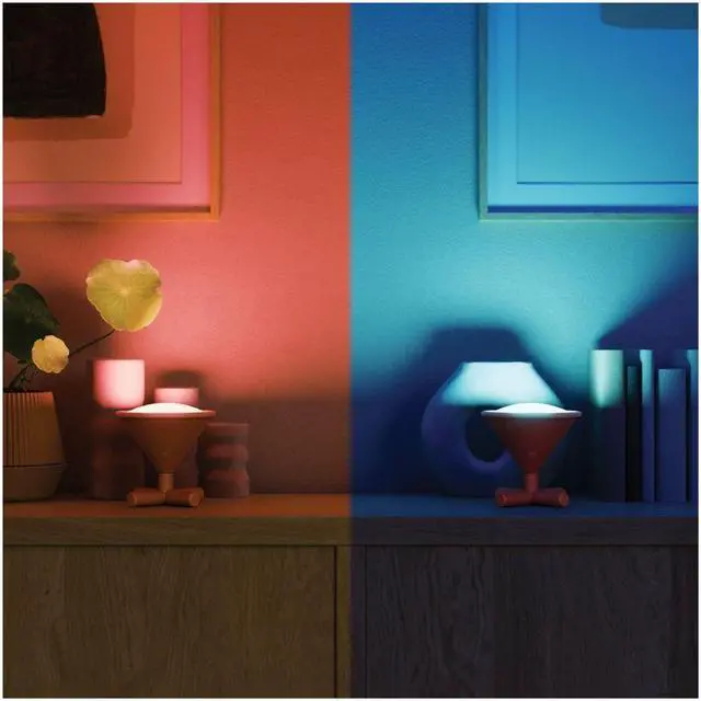 Alt view image 6 of 6 - Umbra Cono Portable Smart Lamp with Rechargeable Battery, Over 16 Million Colors, and Nanoleaf App Support (Sierra)