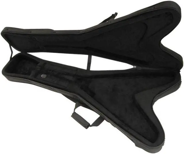Alt view image 4 of 6 - SKB 1SKB-SC58 Flying V Type Guitars Soft Case with EPS foam interior/Nylon exterior, back straps