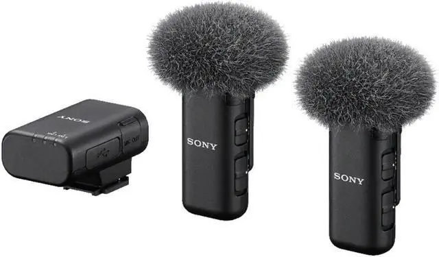 Alt view image 2 of 14 - Sony ECM-W3 2-Person Wireless Microphone System with Multi Interface Shoe