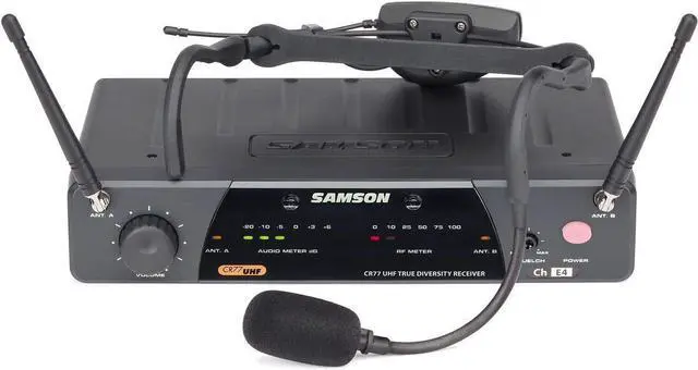 Alt view image 2 of 7 - Samson AirLine 77 AH7 Wireless Fitness Headset Microphone System (K2490.975 MHz)