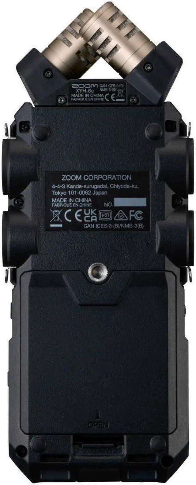Alt view image 11 of 14 - Zoom H6essential 6-Track 32-Bit Float Portable Audio Recorder