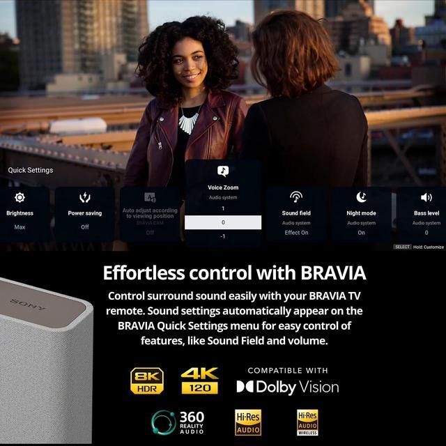 Alt view image 4 of 7 - Sony BRAVIA Theater Quad with Sony SASW3 200W Wireless Subwoofer bundle
