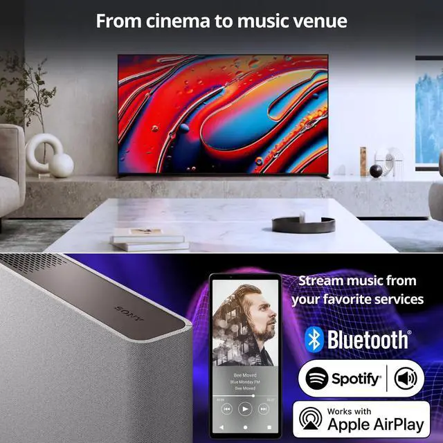 Alt view image 5 of 7 - Sony BRAVIA Theater Quad with Sony SASW5 300W Wireless Subwoofer bundle