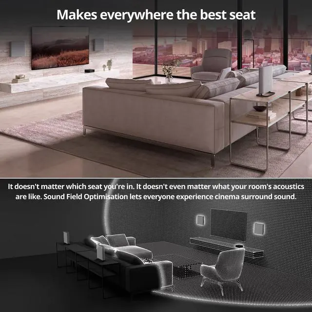 Alt view image 3 of 7 - Sony BRAVIA Theater Quad with Sony SASW5 300W Wireless Subwoofer bundle