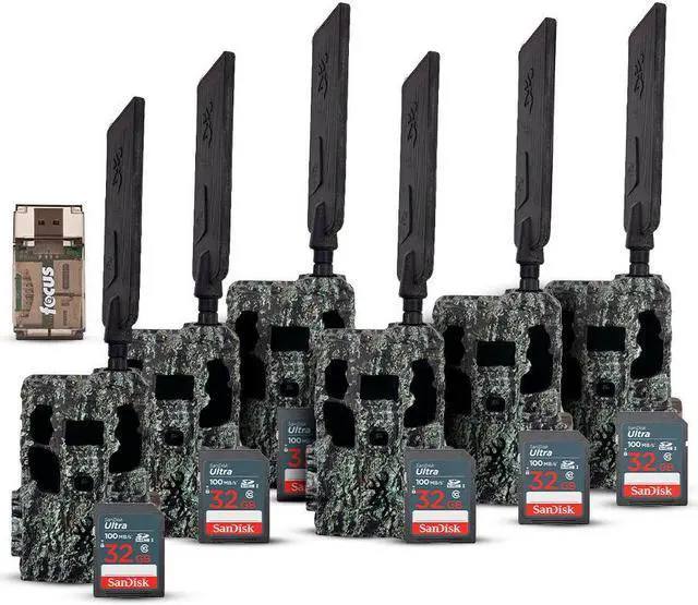 Main image of Browning Trail Camera-Pro Scout MAX HD  w/ 32 GB Memory Cards and Card Reader (6-Pack)