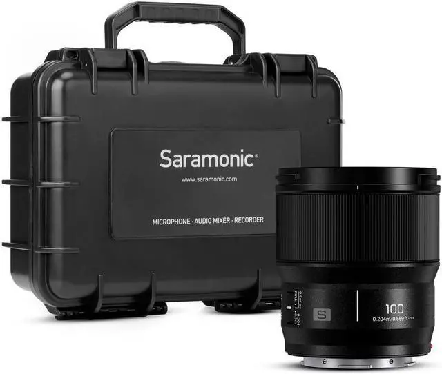 Main image of Panasonic S 100mm F2.8 MACRO LUMIX Full Frame Camera Lens (S-E100) with Impact-Proof Watertight and Dustproof Hard Carry Case bundle