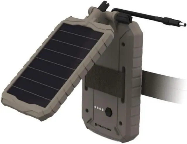 Main image of Stealth Cam Durable Sol-Pak Solar Battery Pack | 12V Solar Power Panel, Rechargeable Battery & 10ft Insulated Cable | Co