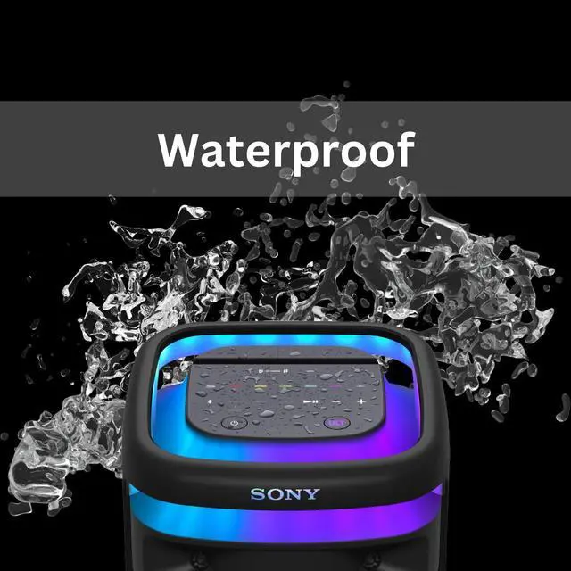 Alt view image 5 of 7 - Sony ULT TOWER 10 Party Speaker - SRSULT1000 (Black) Wired Unidirectional Dynamic Microphone Bundle