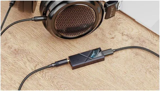 Alt view image 6 of 7 - FiiO Compact portable USB DAC and headphone amp with 3.5mm and 4.4mm balanced output, Black