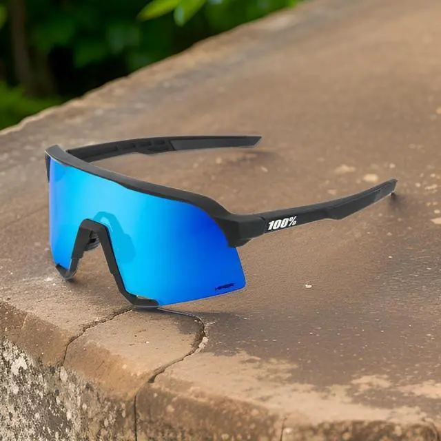 Alt view image 3 of 4 - S3 - Matte Black - HiPER Blue Multilayer Mirror Lens