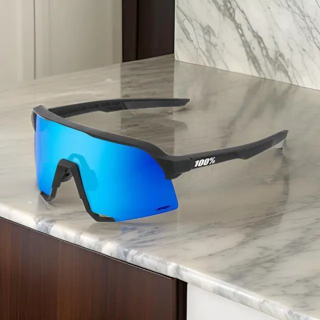 Alt view image 4 of 4 - S3 - Matte Black - HiPER Blue Multilayer Mirror Lens