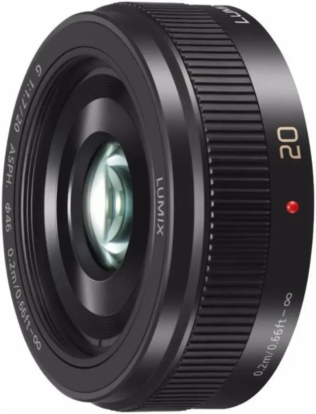Alt view image 13 of 20 - Panasonic LUMIX G II 20mm f/1.7 ASPH. Lens (Black)