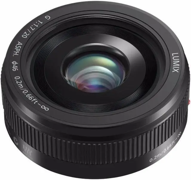 Alt view image 12 of 20 - Panasonic LUMIX G II 20mm f/1.7 ASPH. Lens (Black)
