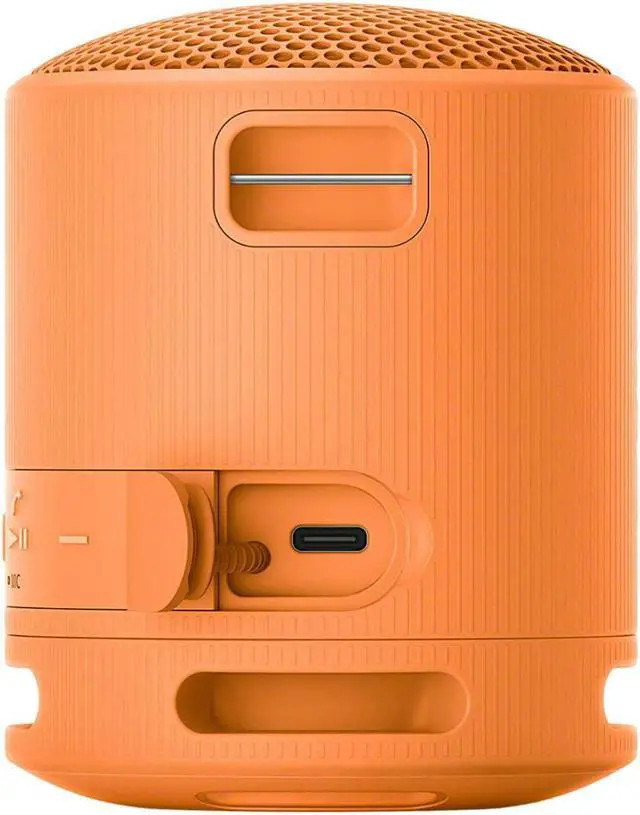 Alt view image 7 of 7 - Sony SRS-XB100 Wireless Bluetooth Portable Speaker (Orange) with Case Bundle