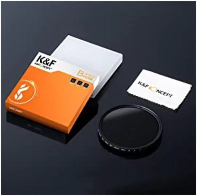 Alt view image 14 of 14 - K&F Concept ND2-400 Variable ND filter Neutral Density Adjustable Fader ND2 ND4 ND8 ND16 ND32 to ND400 Lens Filter for DSLR Camera Lens Slim(40.5MM)