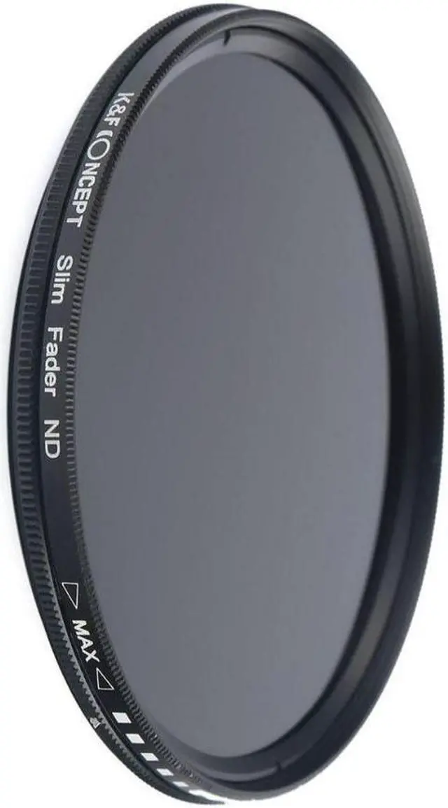 Alt view image 9 of 14 - K&F Concept ND Filter Variable ND2-400 ND Neutral Density Fader Adjustable ND2 ND4 ND8 ND16 ND32 to ND400 Lens Filter for Camera Lenses (67MM)