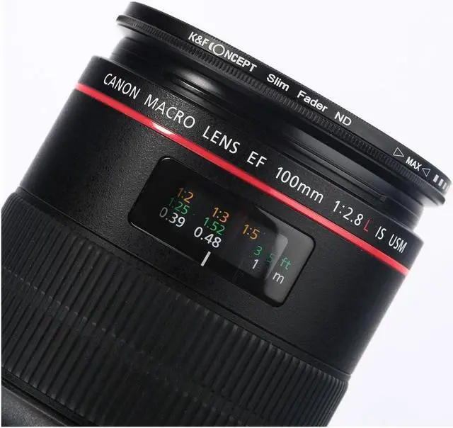 Alt view image 11 of 14 - K&F Concept ND Filter Variable ND2-400 ND Neutral Density Fader Adjustable ND2 ND4 ND8 ND16 ND32 to ND400 Lens Filter for Camera Lenses (77MM)